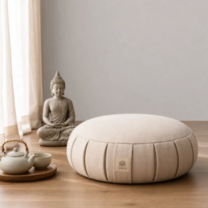Handcrafted Meditation Cushion – Eco‑Friendly Kapok Fill